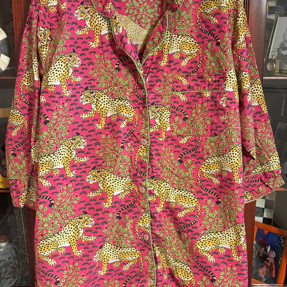Printfresh Bagheera Hot Pink Sleep Shirt